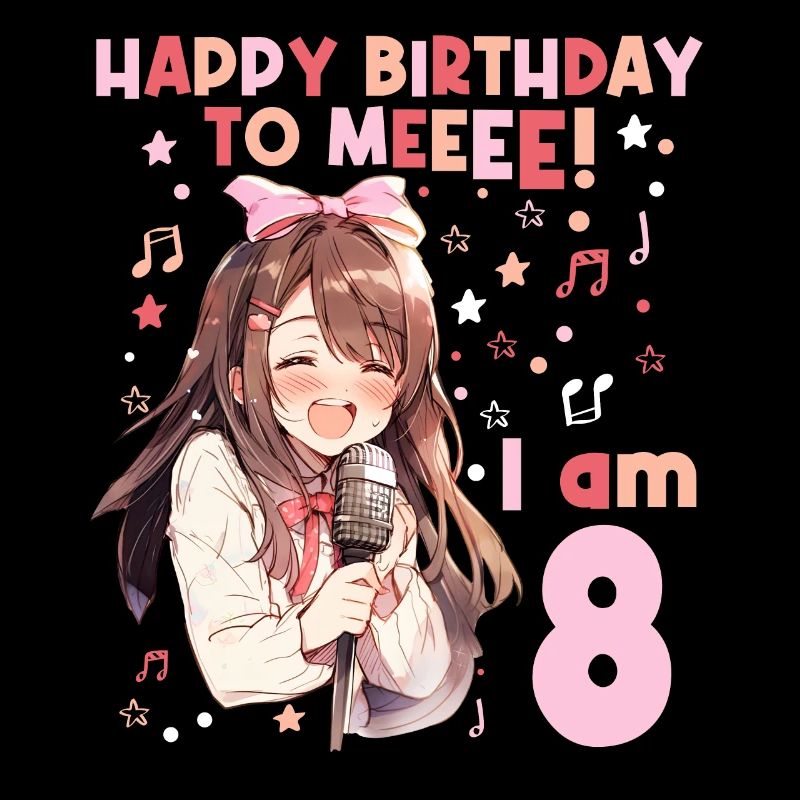 Anime Mandga K-Pop KPop Mädchen 8. Geburtstag