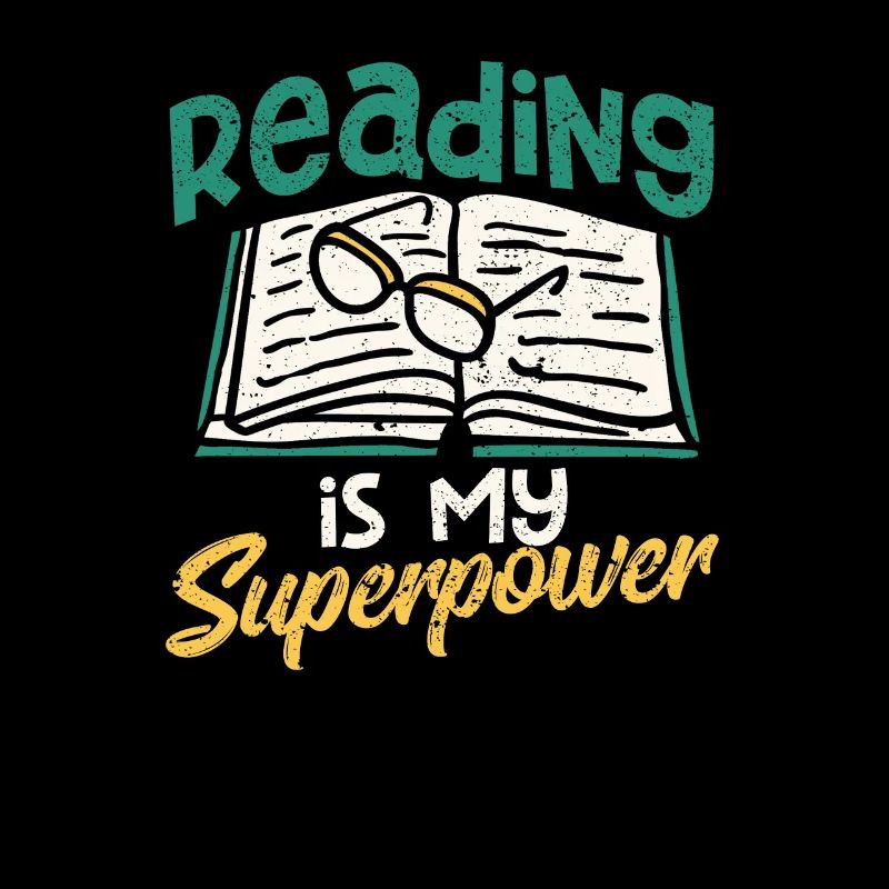 Reading is My Superpower Funny Book Nerds
