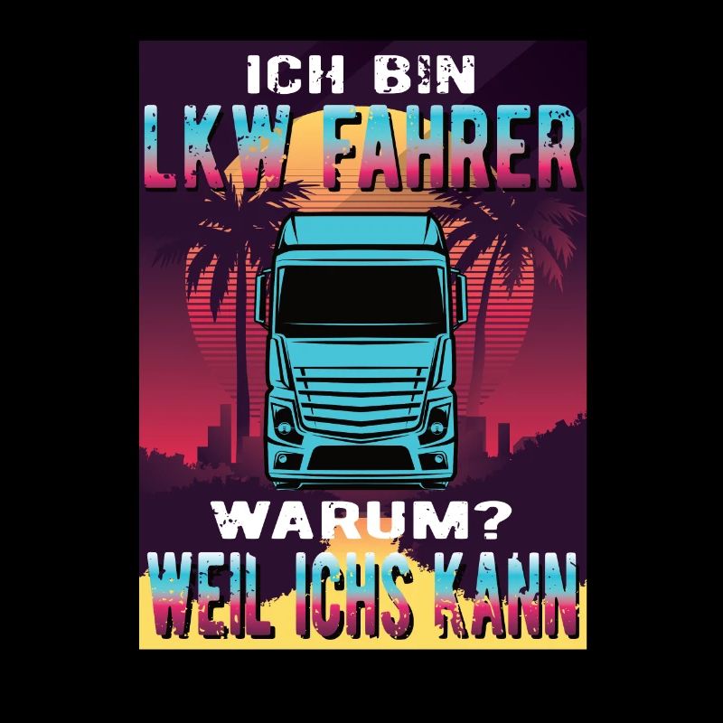 LKW Sunset Kraftfahrer