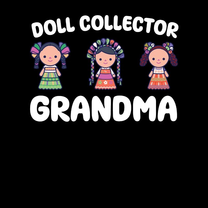 Grand-mère collectionneuse de poupées