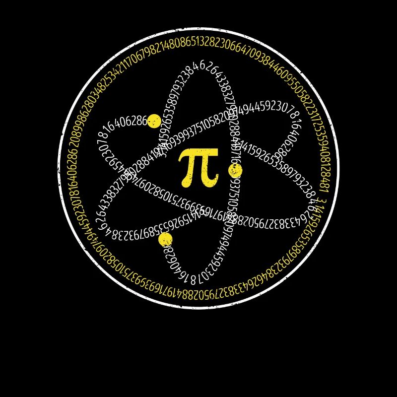 Atom Pi Day Math Science 3.14 Geek Enseignant Élève