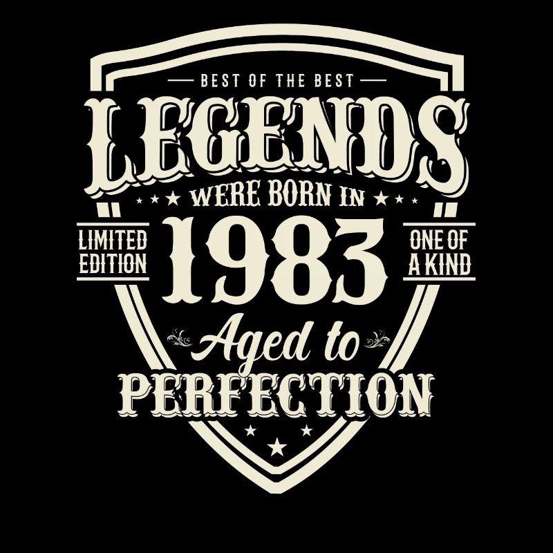 1983 Vintage Geburtstag