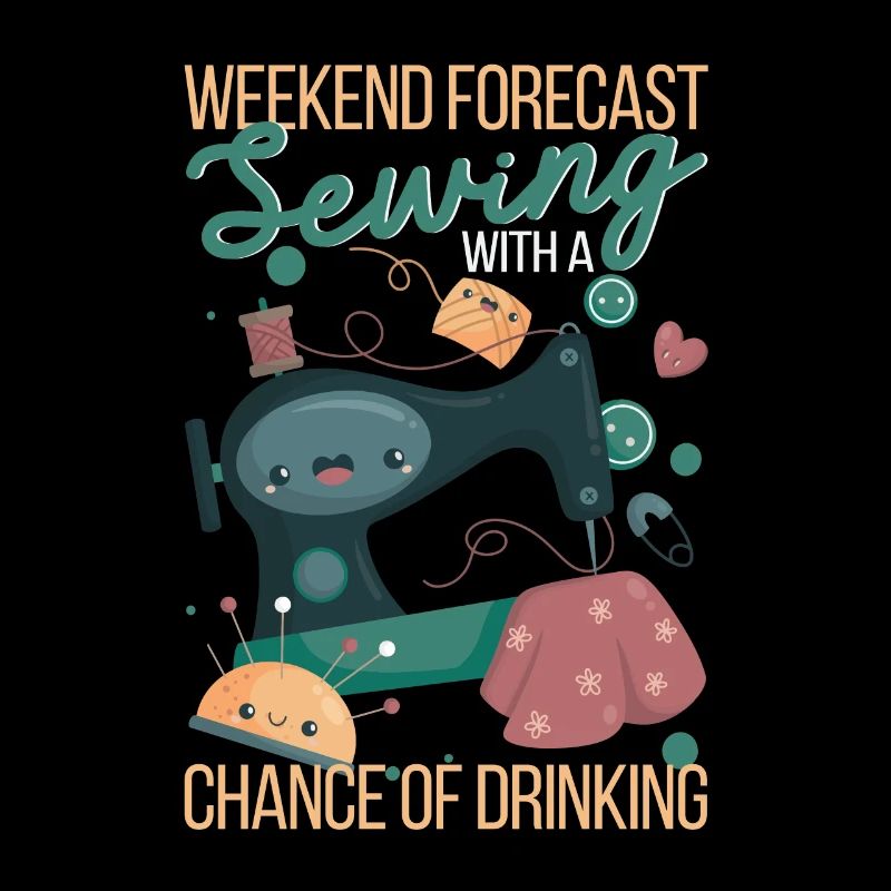 Wochenendvorhersage Nähen mit einer Chance trinken