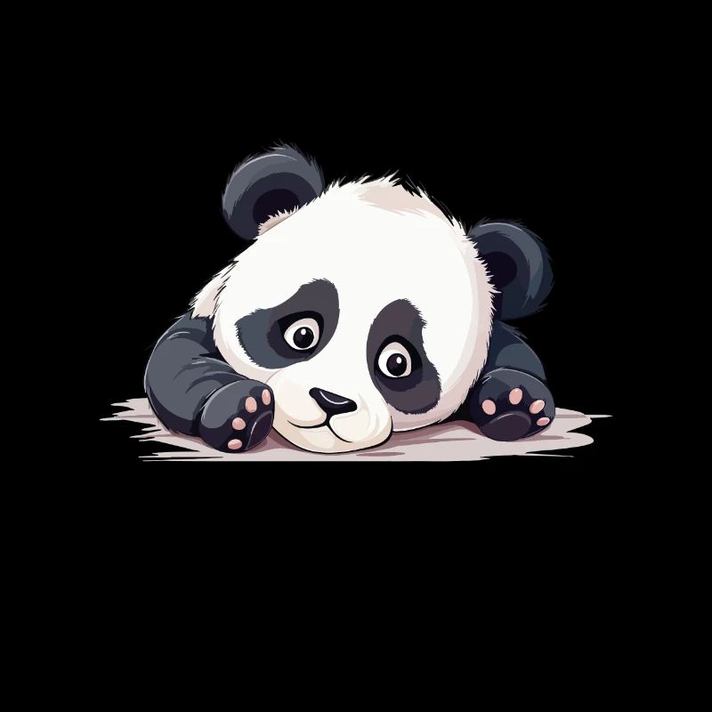 Avant de demander non pas de Panda Bear Funny Dicton