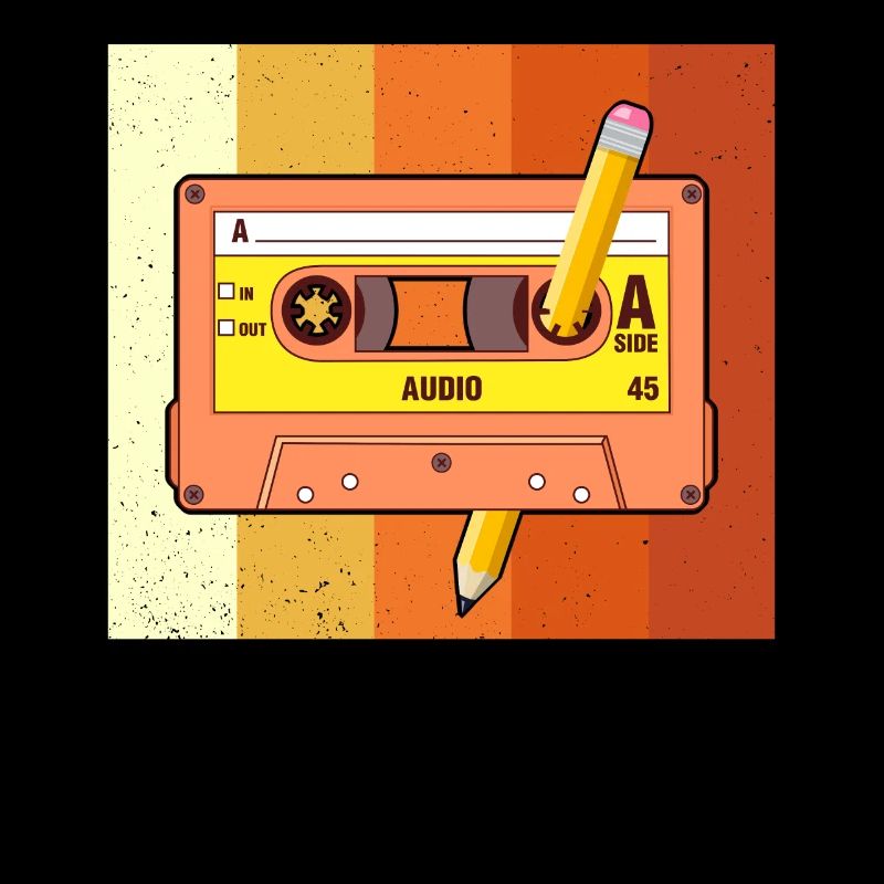 80's Cassette Tape 1990s Pencil Winding Cassette