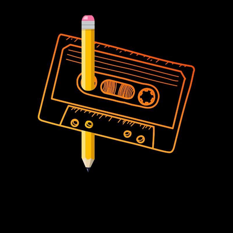 80's Cassette Tape 1990s Pencil Winding Cassette