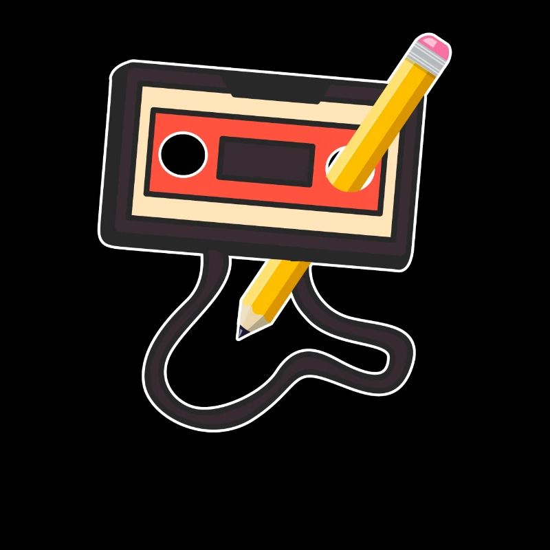 80's Cassette Tape 1990s Pencil Winding Cassette