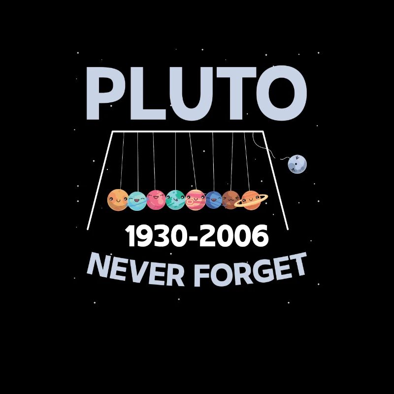 Pluto Never Forget Schaukel Planeten Astronom