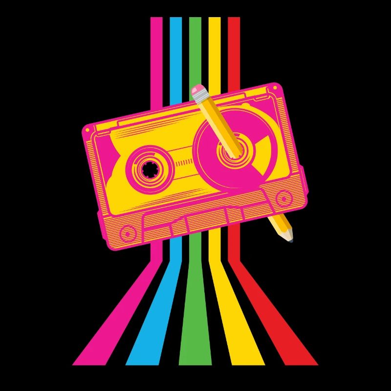 80's Cassette Tape 1990s Pencil Winding Cassette
