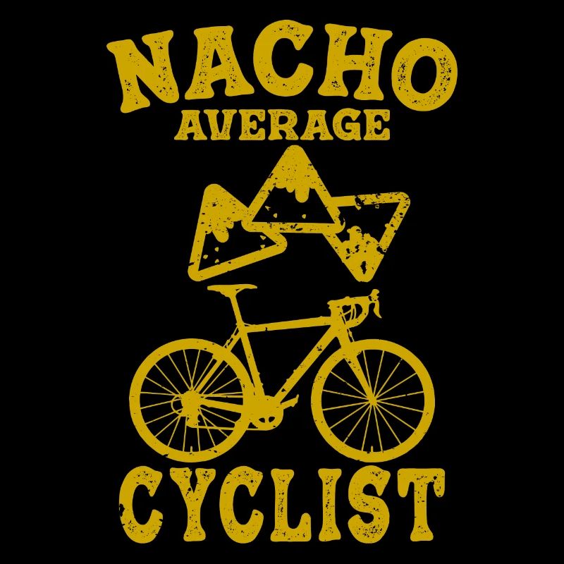Cyclist cycling nacho average bicycle cycling