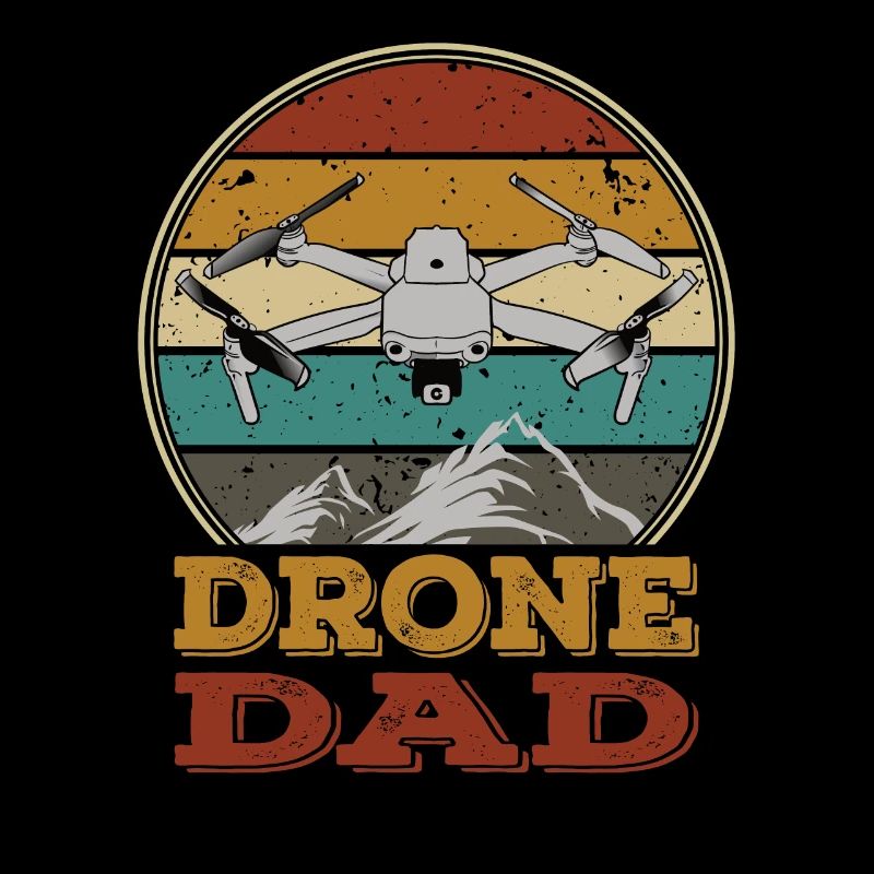 Drones Papa Copter FPV UAS Pilot Drone Dad Daddy