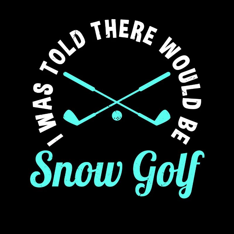 Lustiger Schneegolfer Spruch