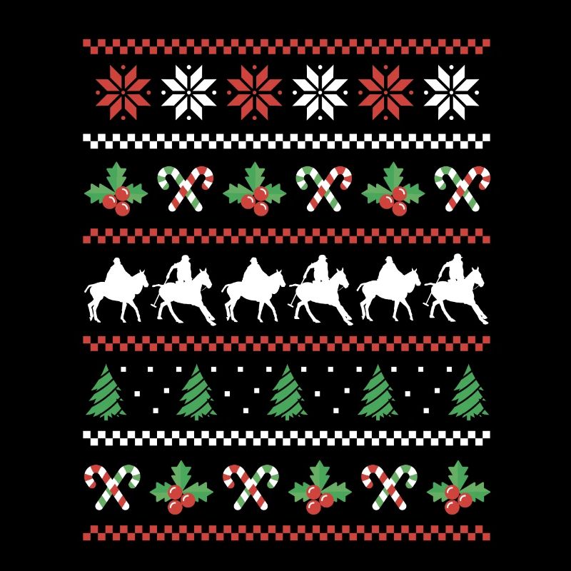Conception de polo de Noël moche