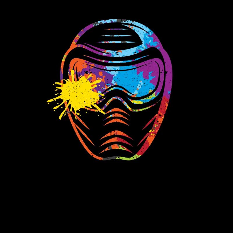 Paintball Lover Face Mask Paint Ball Team