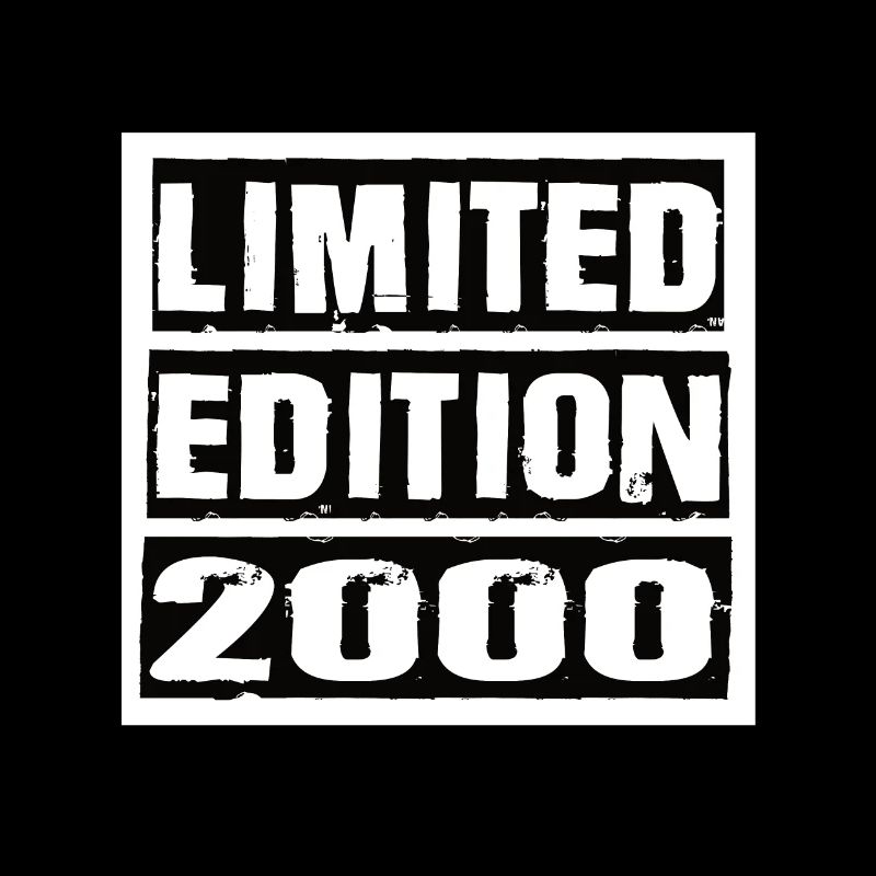 Limited Edition 2000 Birthday 2000 Vintage Retro