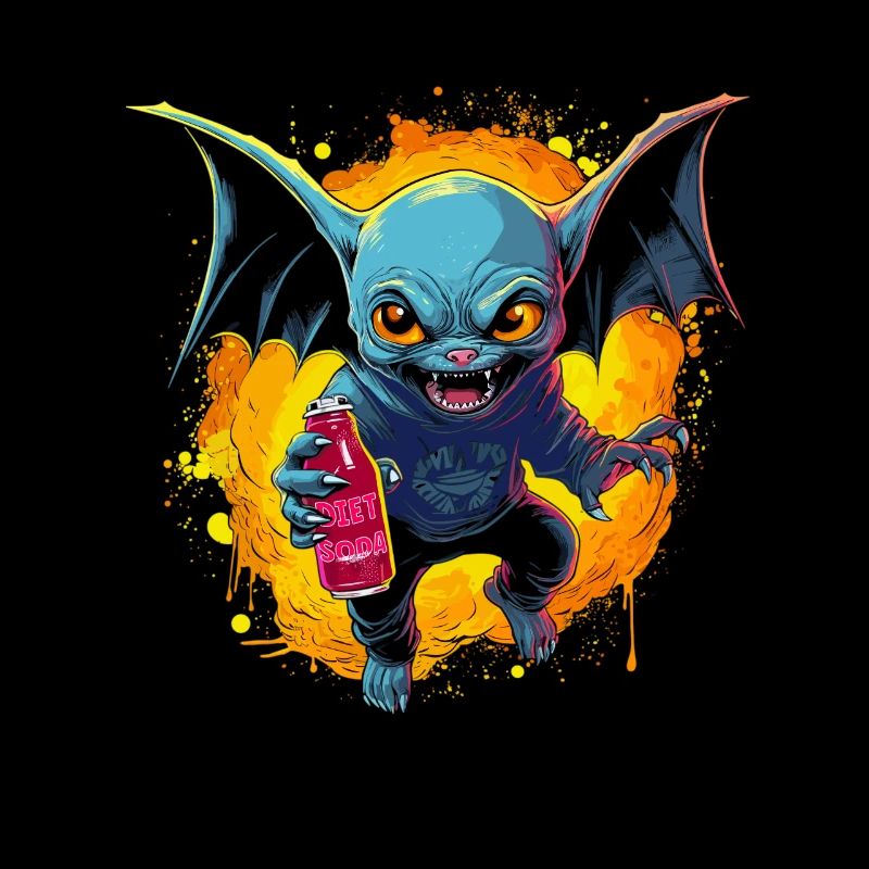 Diabetic Halloween Bat Celebrate Spooky And Sugar