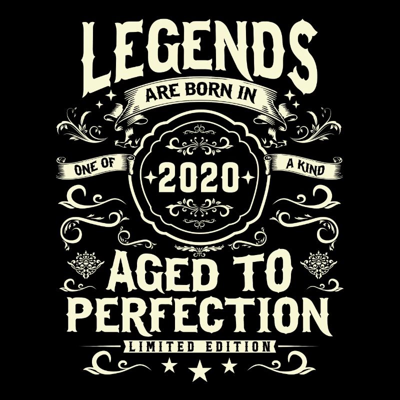 Vintage 2020 Einzigartiges 3. Geburtstagsgeschenk