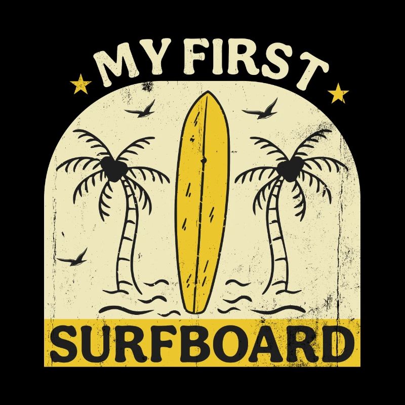 Ma première planche de surf