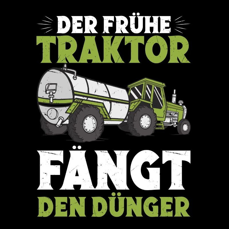 Traktorfahrer Dünger Landwirt Kuhbauer Traktor