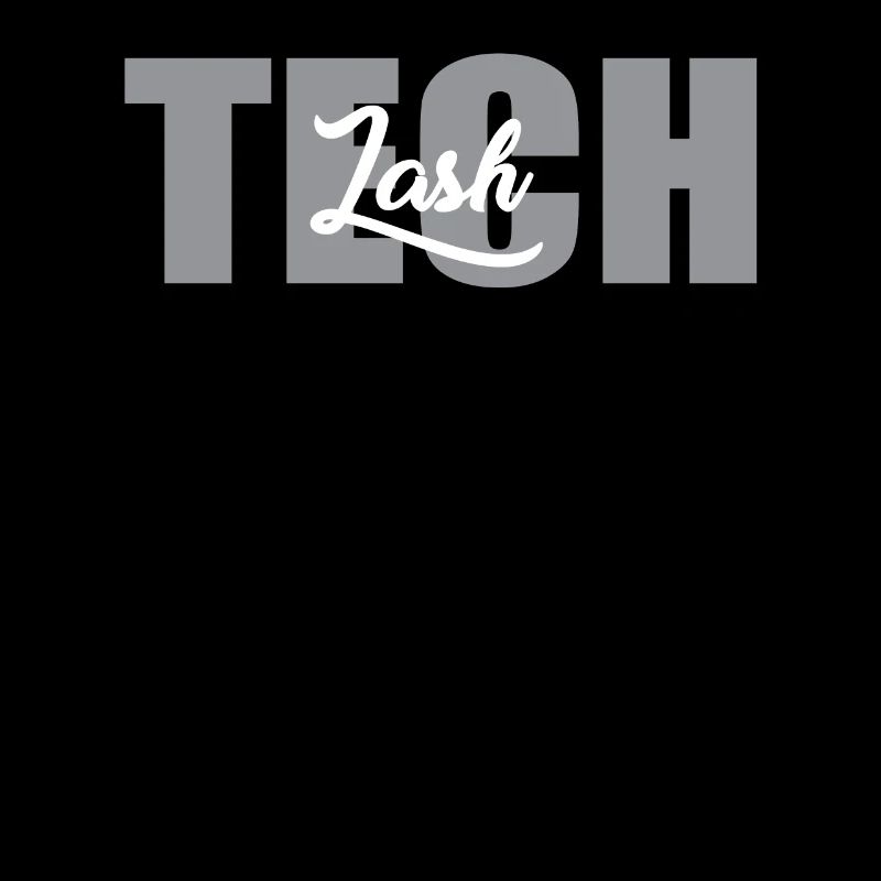 Eyelash technician lettering