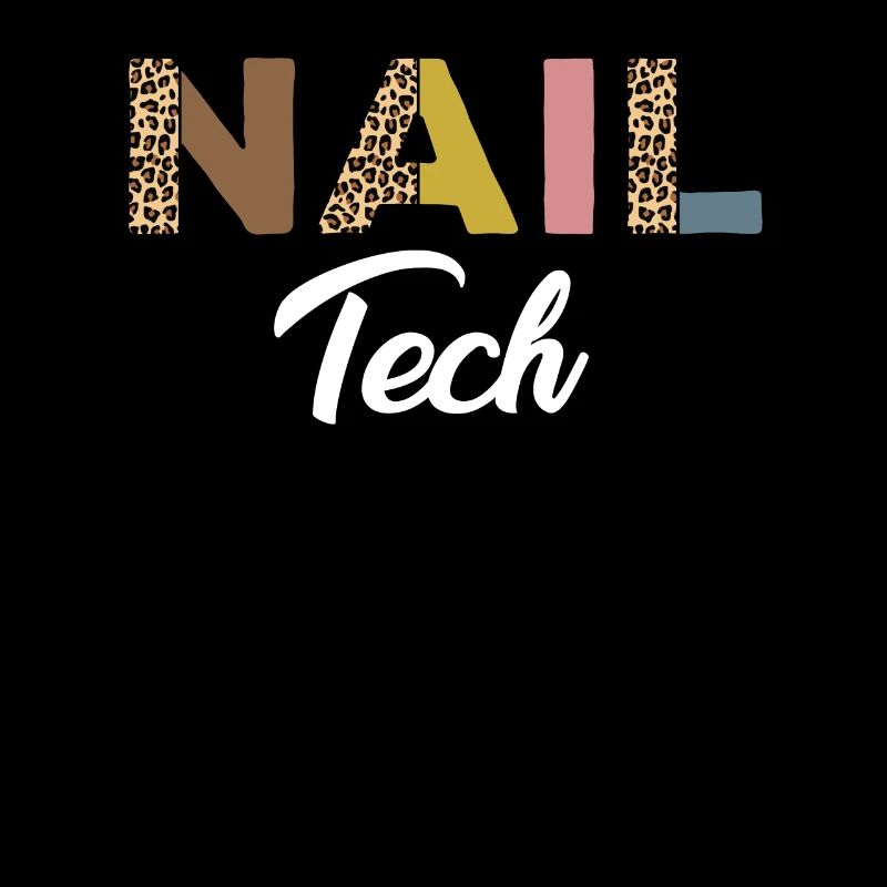 Nail Technician Leopard Print