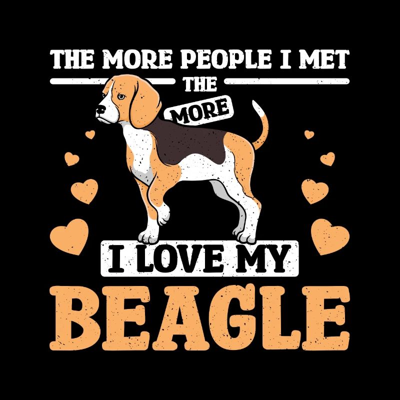 Plus je rencontrais de gens, plus j’aime mon beagle