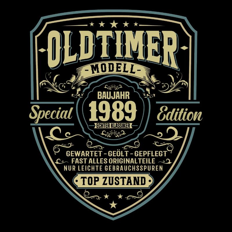 Nostalgisches Geschenk '89er Oldtimermodell