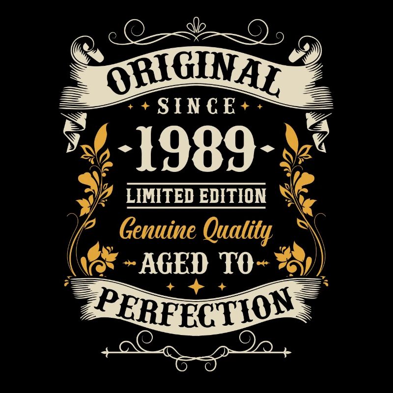 Retro Geburtstagsgeschenk 1989 Original