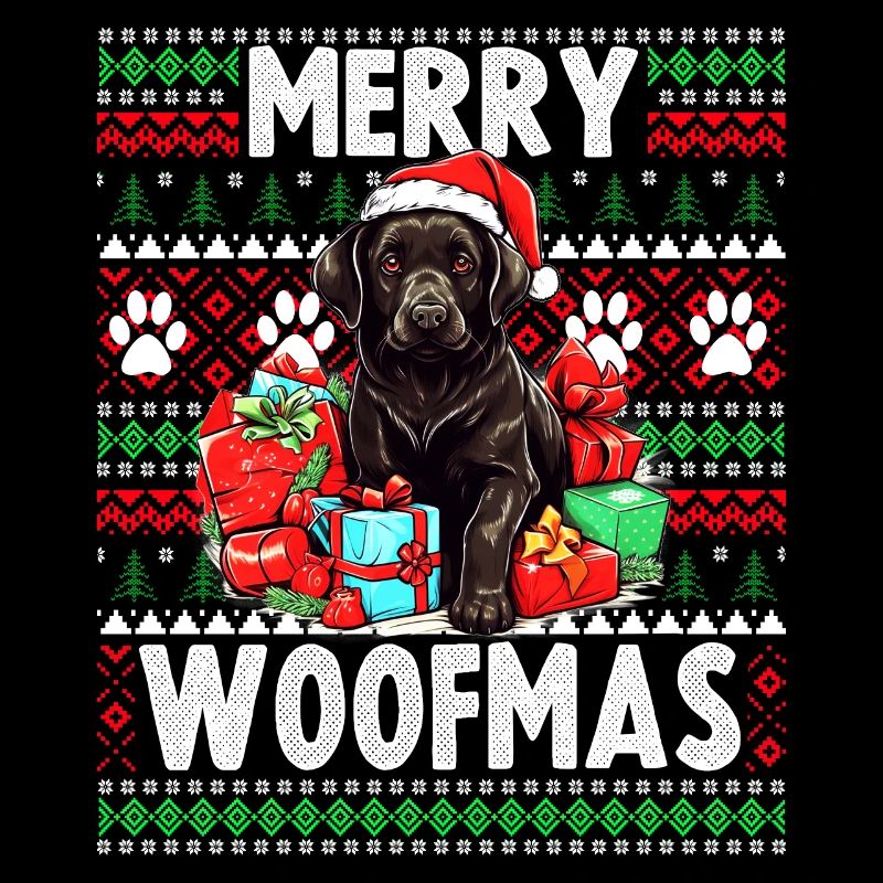 Noël Parent Fourrure - Black Labrador Lover Ugly C