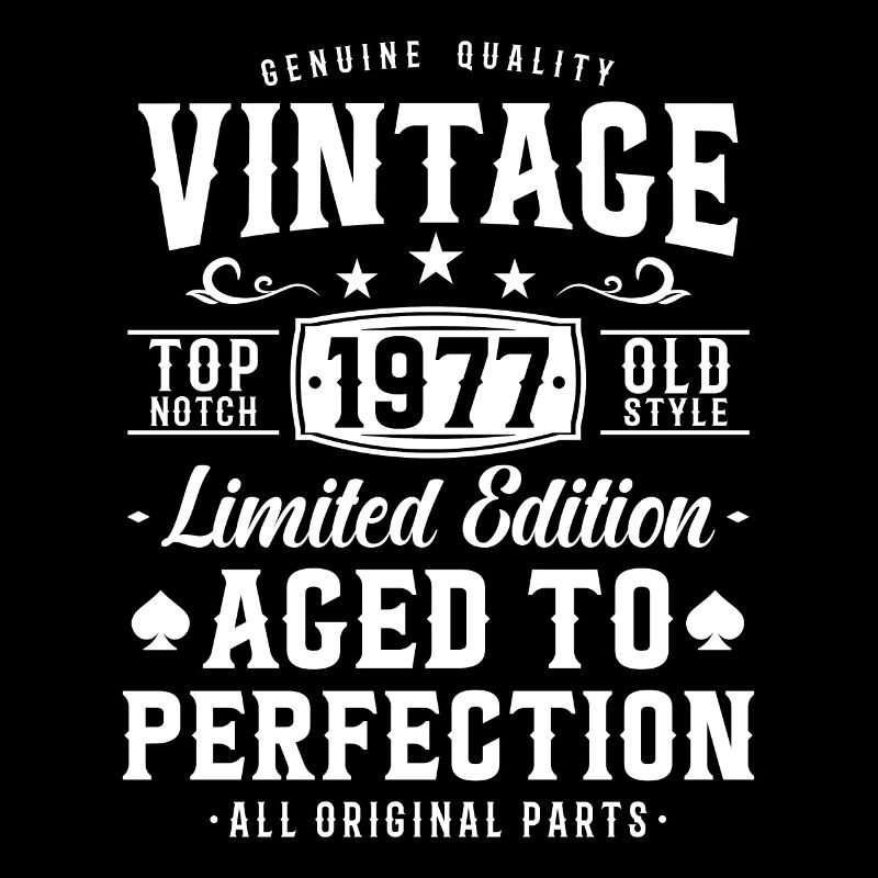 Nostalgisches Geburtstagsgeschenk 1977