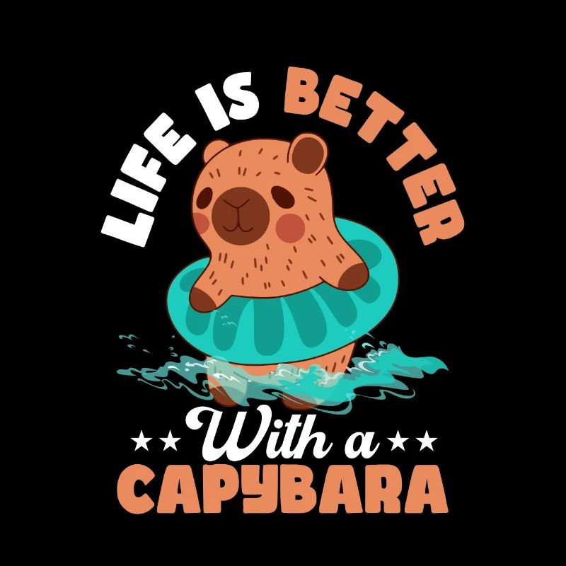 Life Is Better With A Capybara Capibara Owner Rode