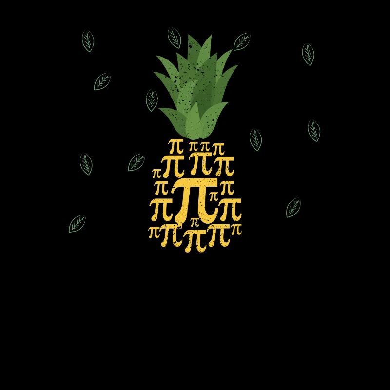 Happy Pi Day Cute Cake Pineapple 3.14 Funny