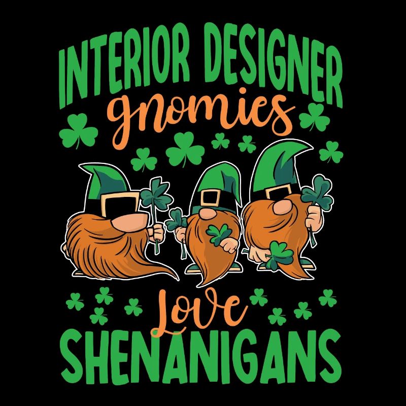 Interior Designer Gnomies St. Patrick's Day