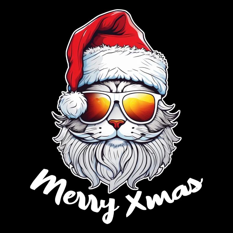 Christmas Cat - Merry Christmas