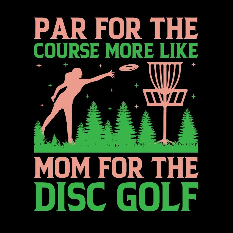 Disc Golf Player Disc Golfer Frisbee Player Par Pu