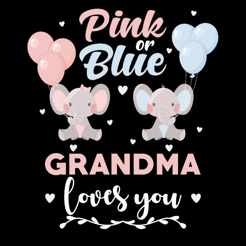 Rosa oder blauer Oma Elefant