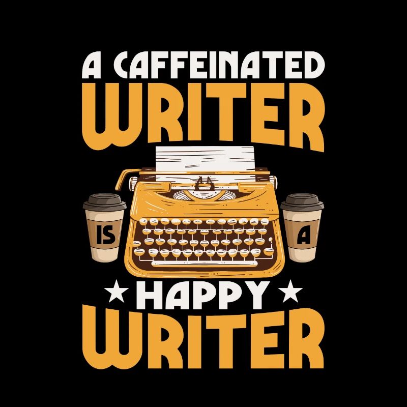 A Caffeinated Writer Is A Happy Writer Author Book