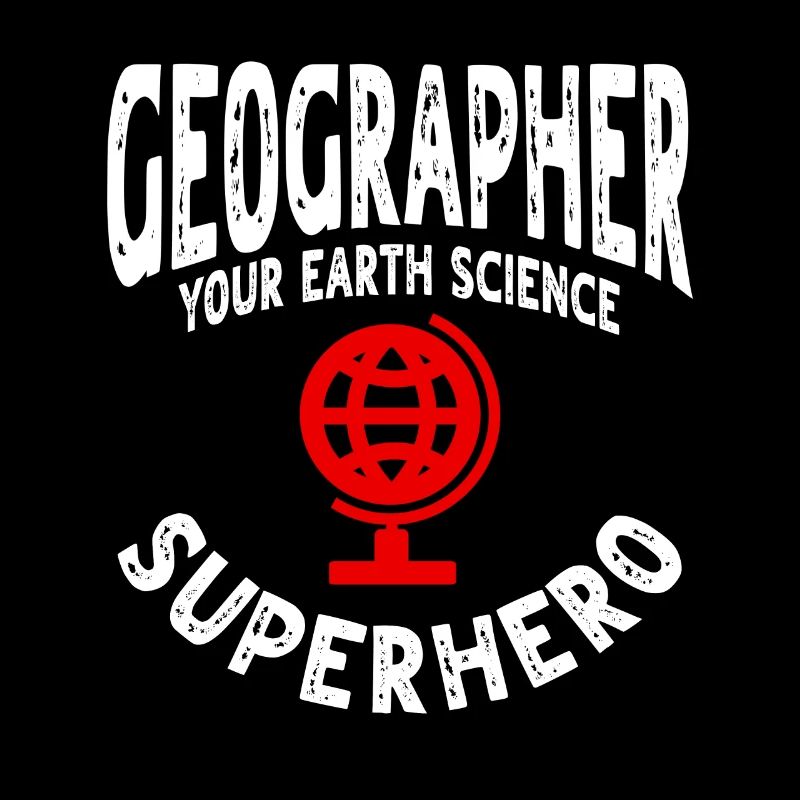 Conception de géographe drôle