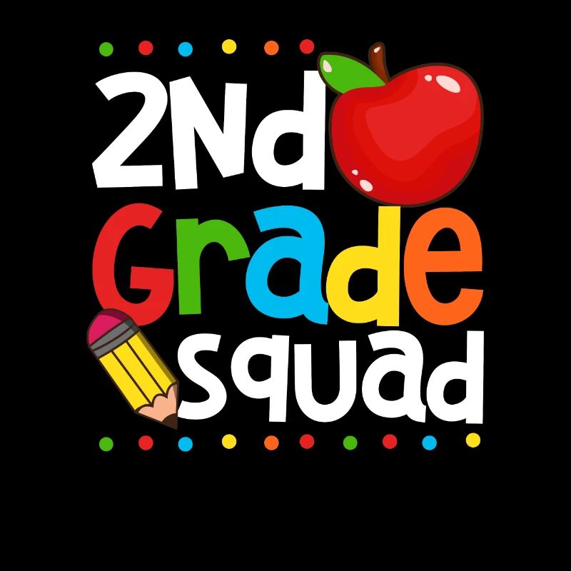 2nd Grade Squad Second Teacher Student 100th Day