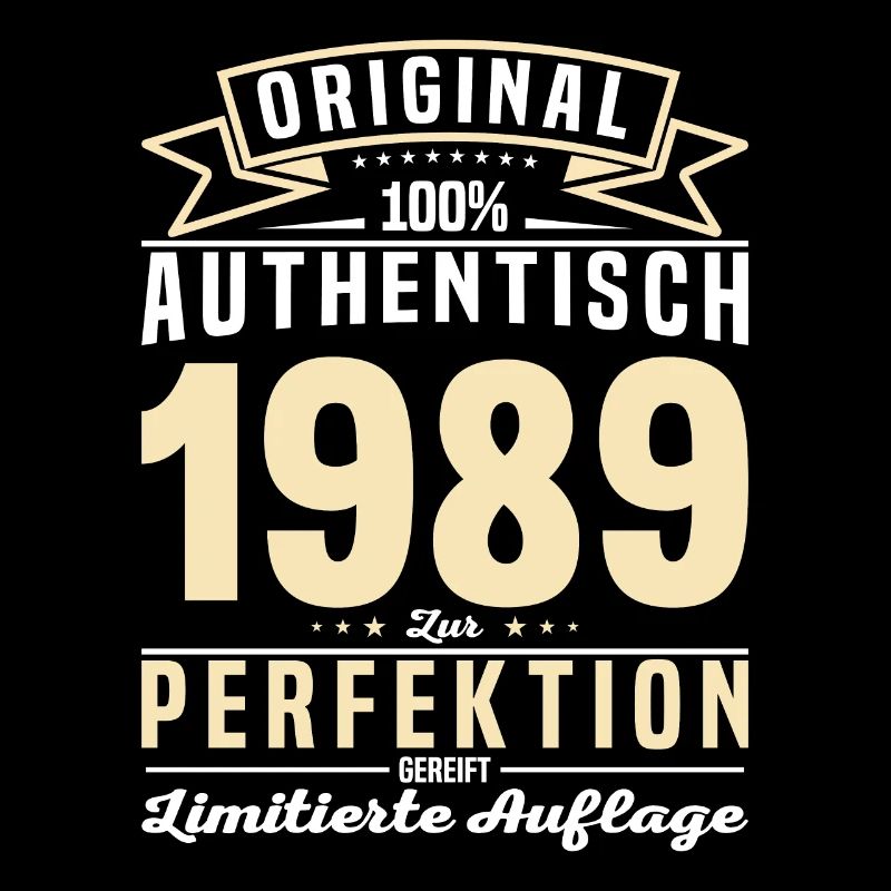 Vintage 1989 - Authentisches Geburtstagsgeschenk