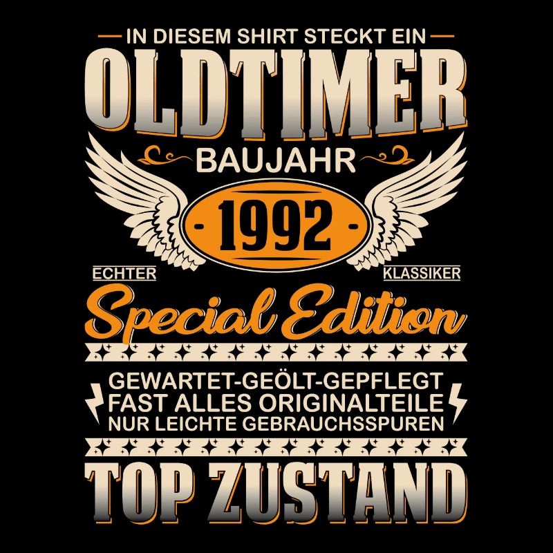 Vintage Geschenk 1992er Oldtimer