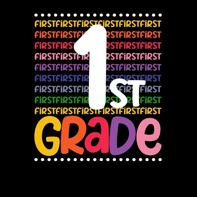 1st grade typography team first graders 100.