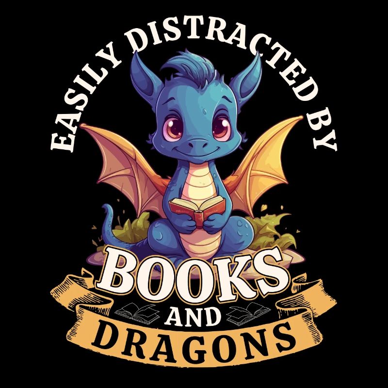 Facilement distrait par les livres et les dragons : Dragons