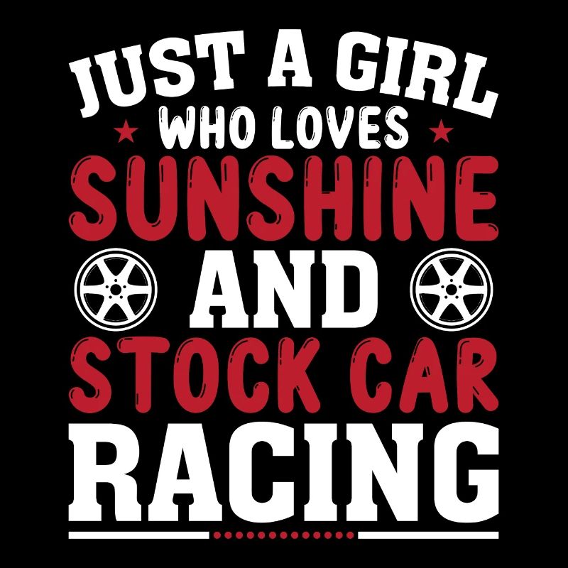 Fille Aimant Le Soleil Et Le Bâton Course De Voitures