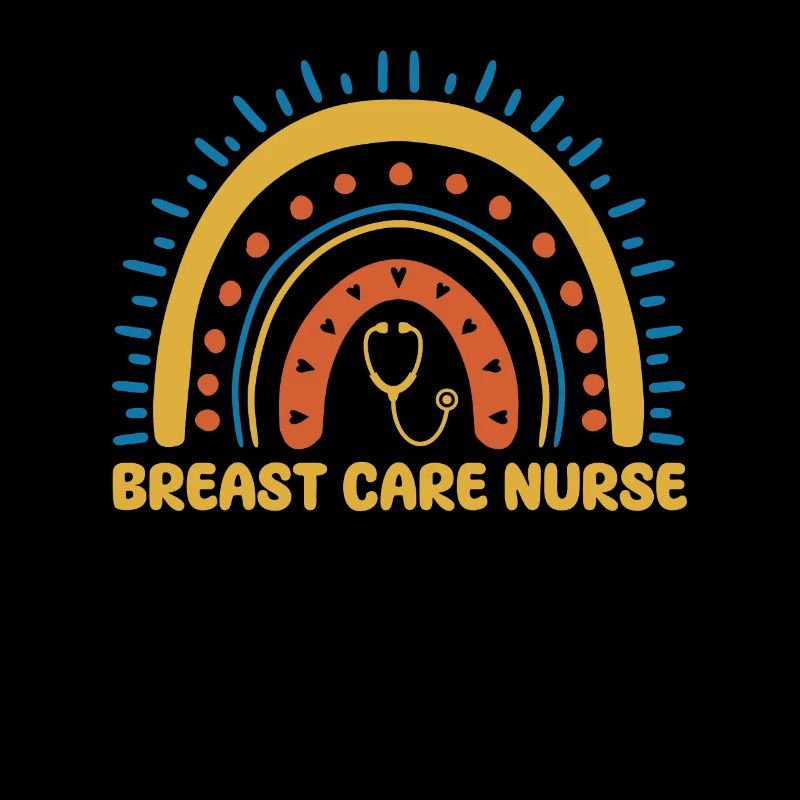 Brustpflegerin Boho Rainbow