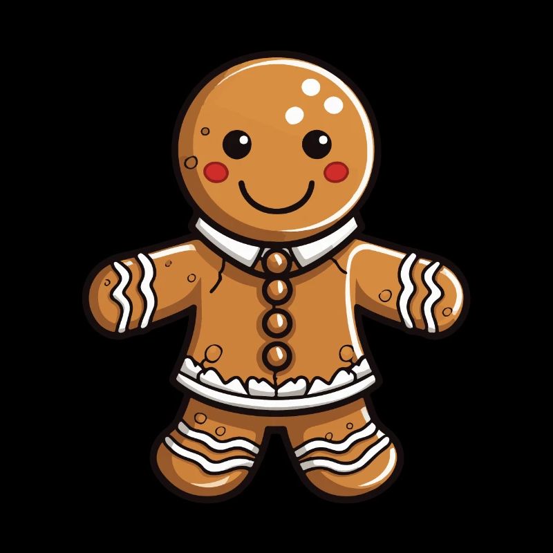 Gingerbread Man Biscuit Christmas Baking