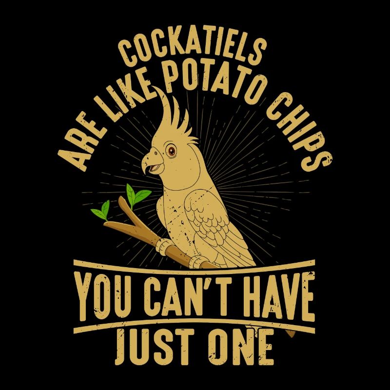 Les calopsittes sont comme des chips de pommes de terre, un oiseau propriétaire de perroquet