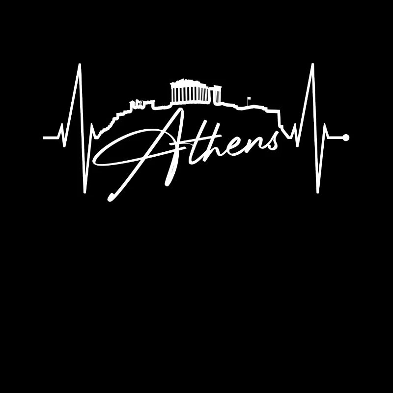 Athens Skyline Heartbeat Greece Acropolis