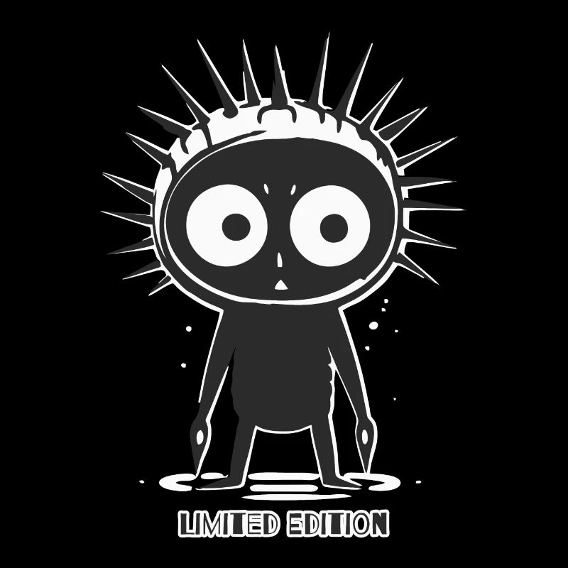 Dessin animé d’une édition limitée d’un punk