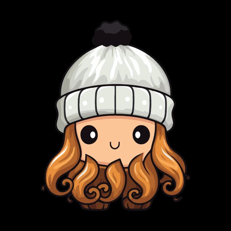 Octopus Bande dessinée de poulpe d’hiver